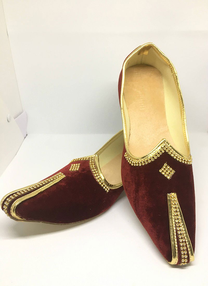 Maroon Mojari Vol 1 Latest Wedding Wear Collection 1171-MJ-6